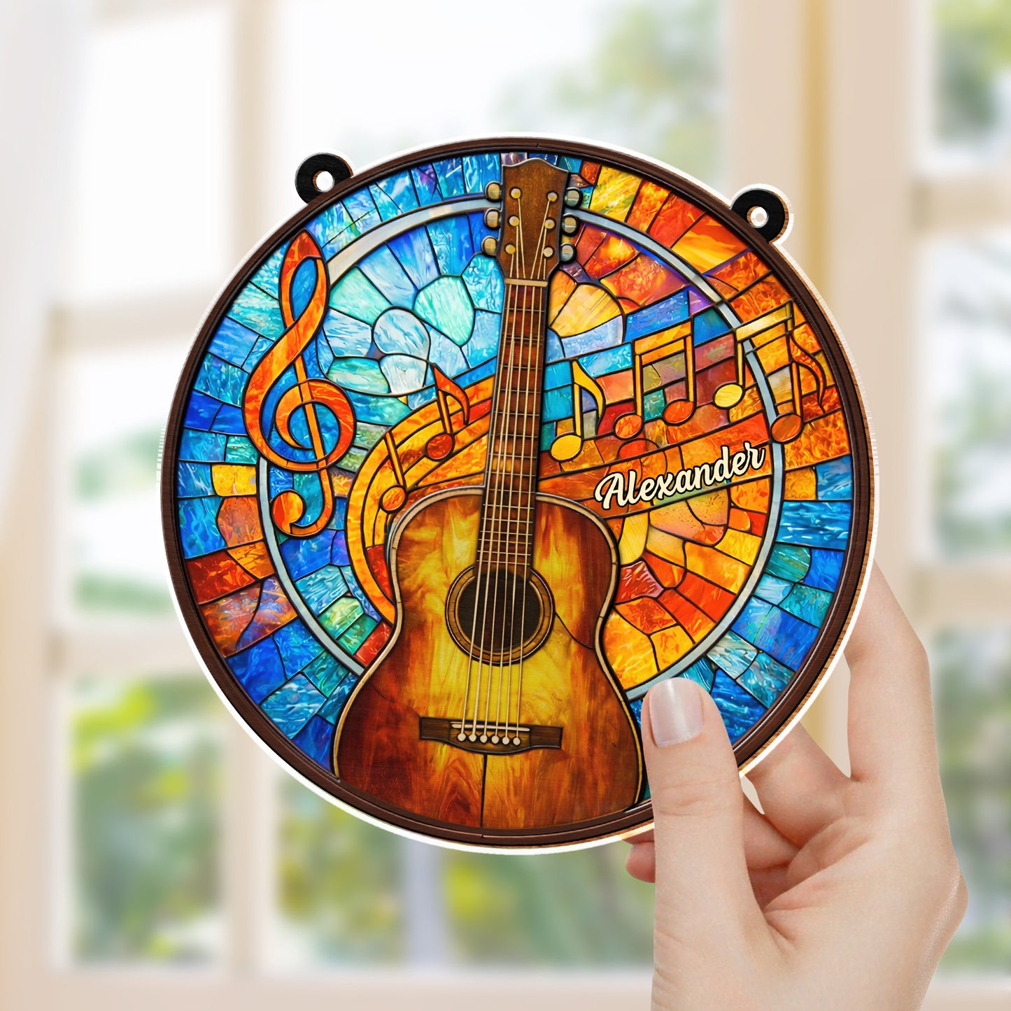 Music Is The Language Of The Soul Acoustic Guitar And Musical Notes