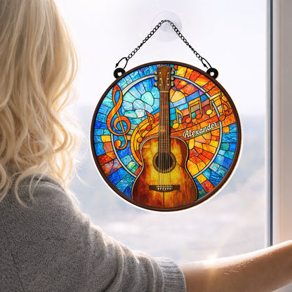 Music Is The Language Of The Soul Acoustic Guitar And Musical Notes