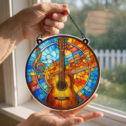 Music Is The Language Of The Soul Acoustic Guitar And Musical Notes