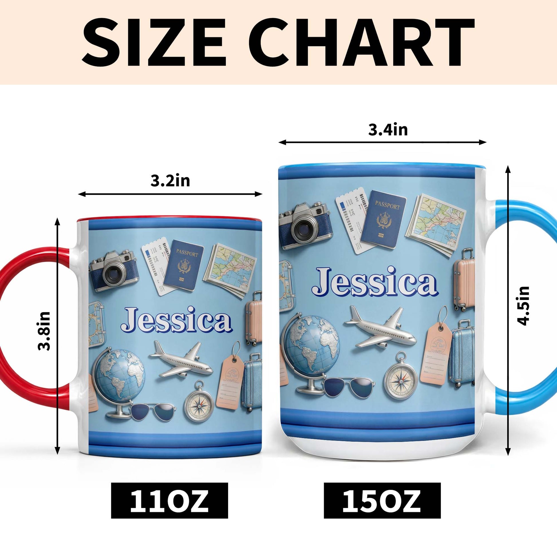 Ready For My Next Adventure Globe Airplane And Camera Travel Design