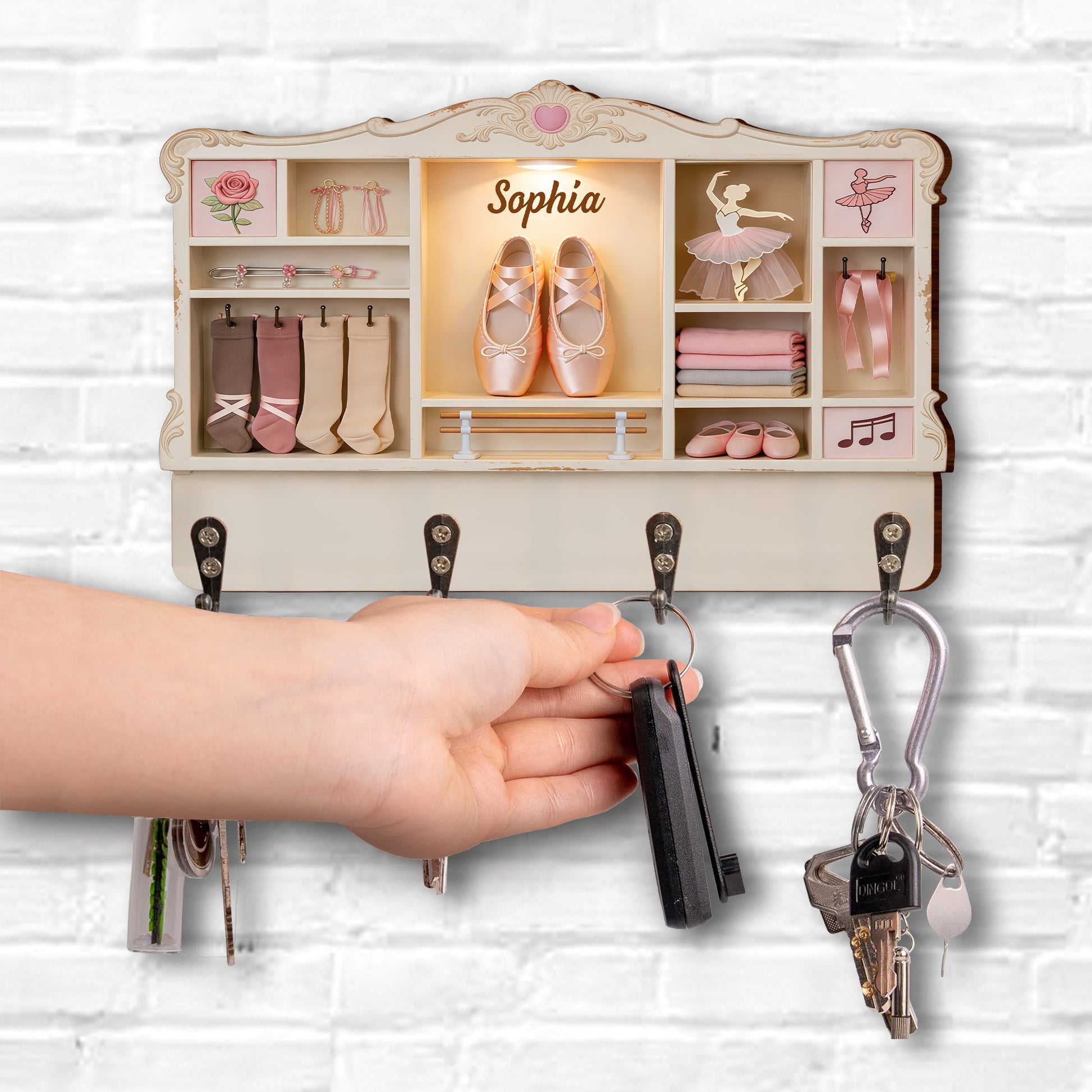 A Beautiful Ballerina Dancing With Ballet Shoes And Tutu