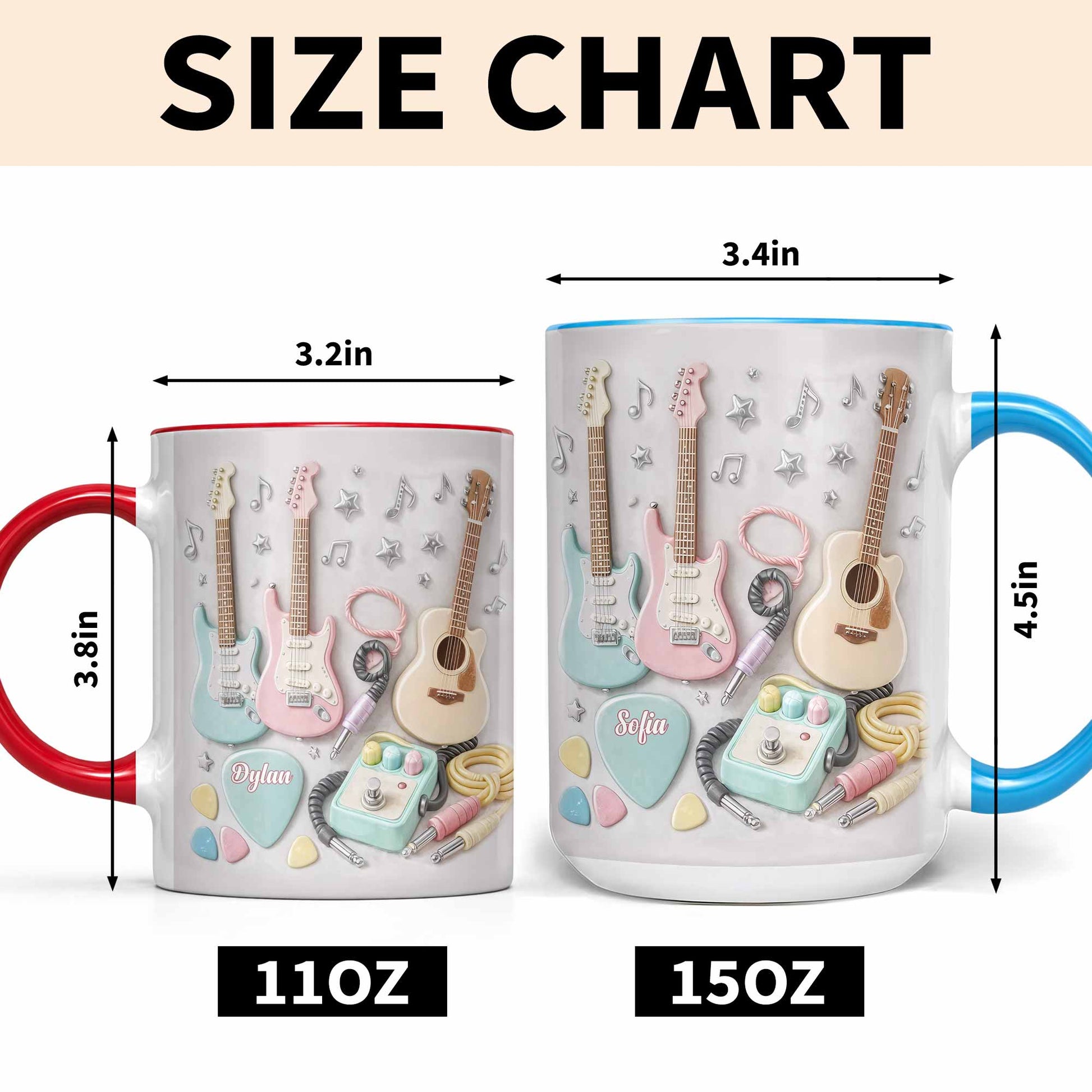 A Symphony Of Style And Sound Guitars And Music Notes