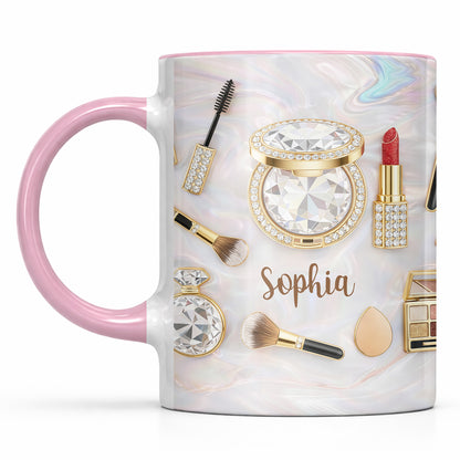 Stay Fabulous With My Everyday Essentials Makeup And Cosmetics Pattern