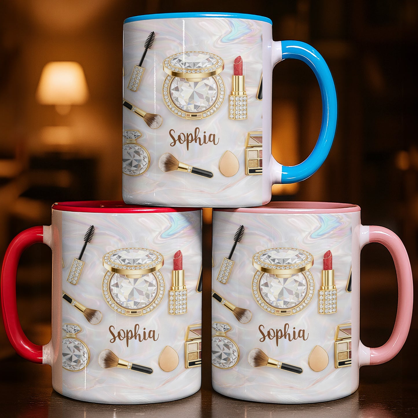 Stay Fabulous With My Everyday Essentials Makeup And Cosmetics Pattern