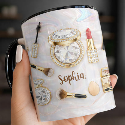 Stay Fabulous With My Everyday Essentials Makeup And Cosmetics Pattern