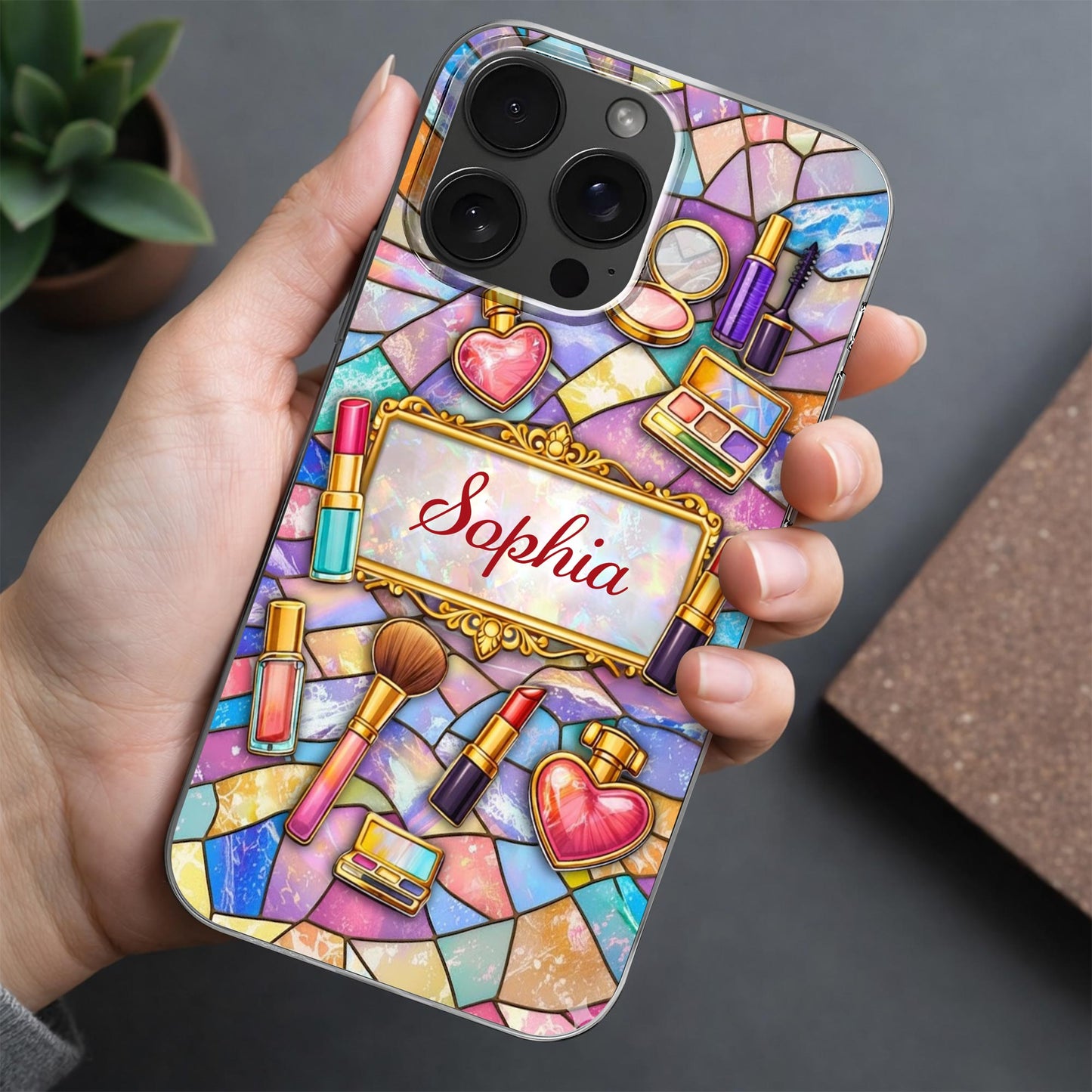Sophia, Makeup Stained Glass