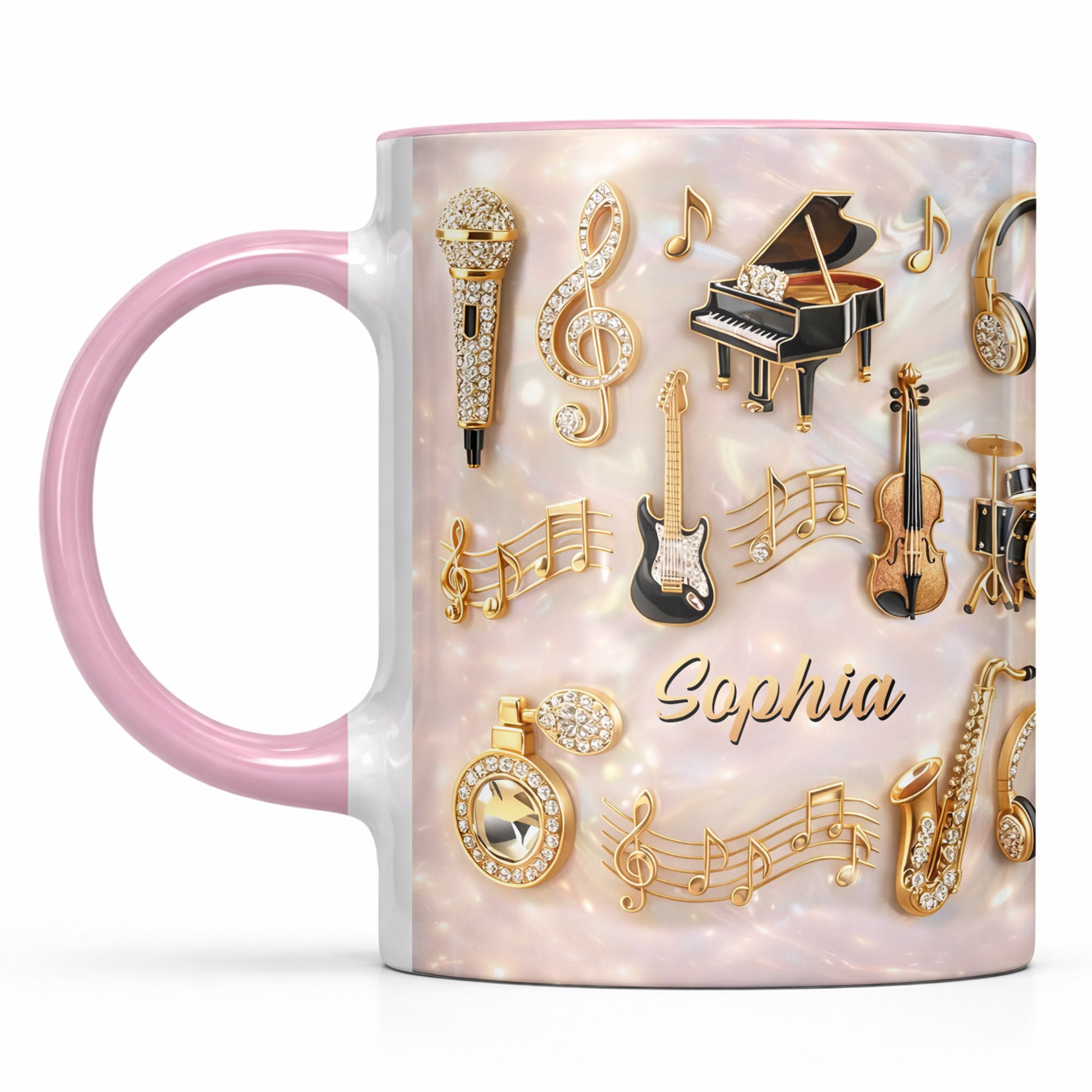 A Life Filled With Music And Golden Melodies Piano Violin Guitar