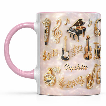 A Life Filled With Music And Golden Melodies Piano Violin Guitar