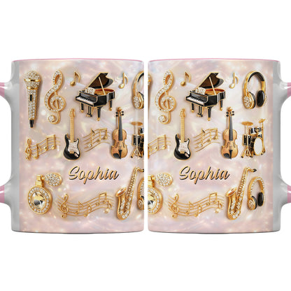 A Life Filled With Music And Golden Melodies Piano Violin Guitar