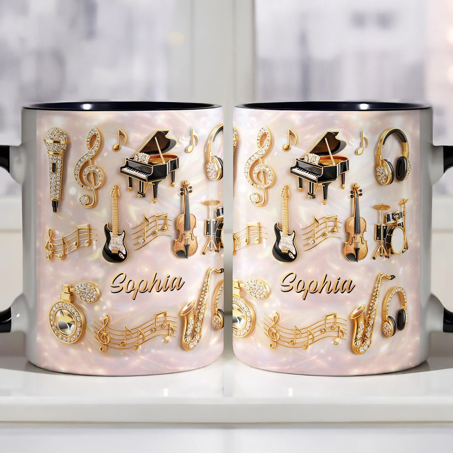 A Life Filled With Music And Golden Melodies Piano Violin Guitar