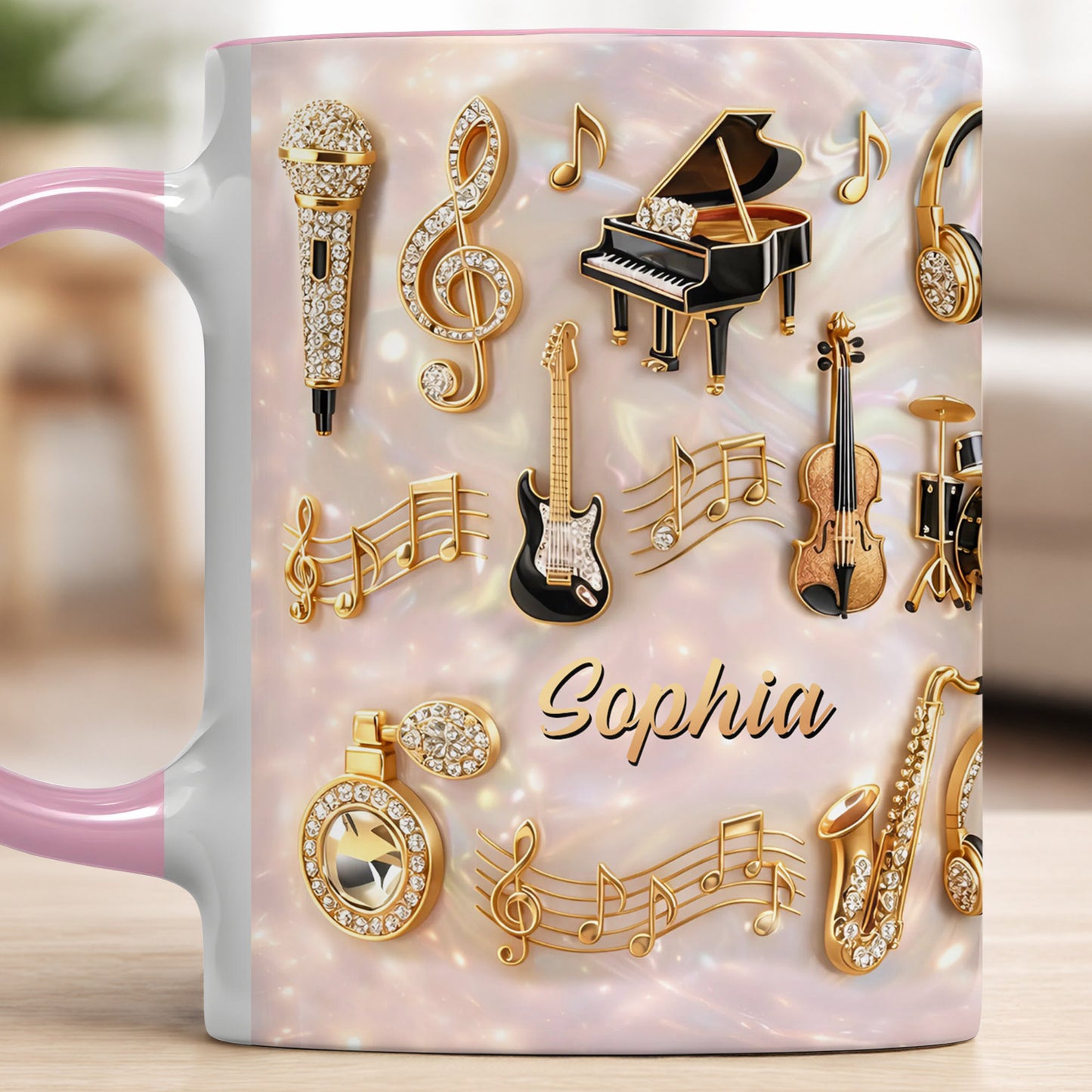 A Life Filled With Music And Golden Melodies Piano Violin Guitar