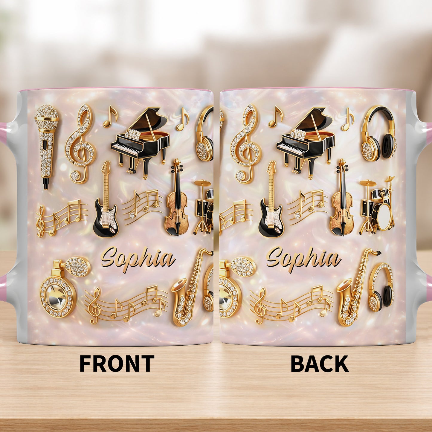 A Life Filled With Music And Golden Melodies Piano Violin Guitar