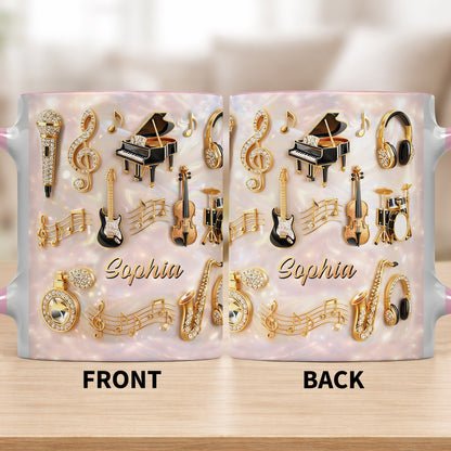 A Life Filled With Music And Golden Melodies Piano Violin Guitar