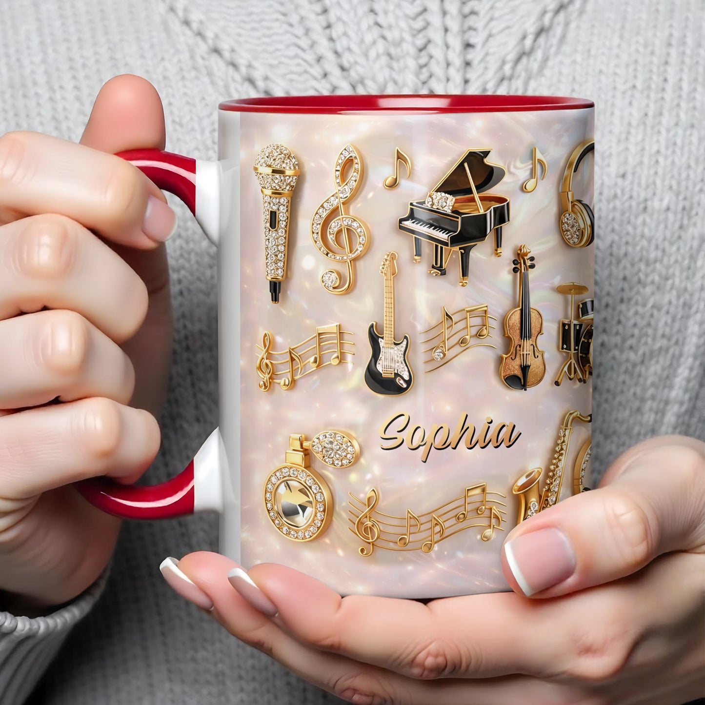 A Life Filled With Music And Golden Melodies Piano Violin Guitar