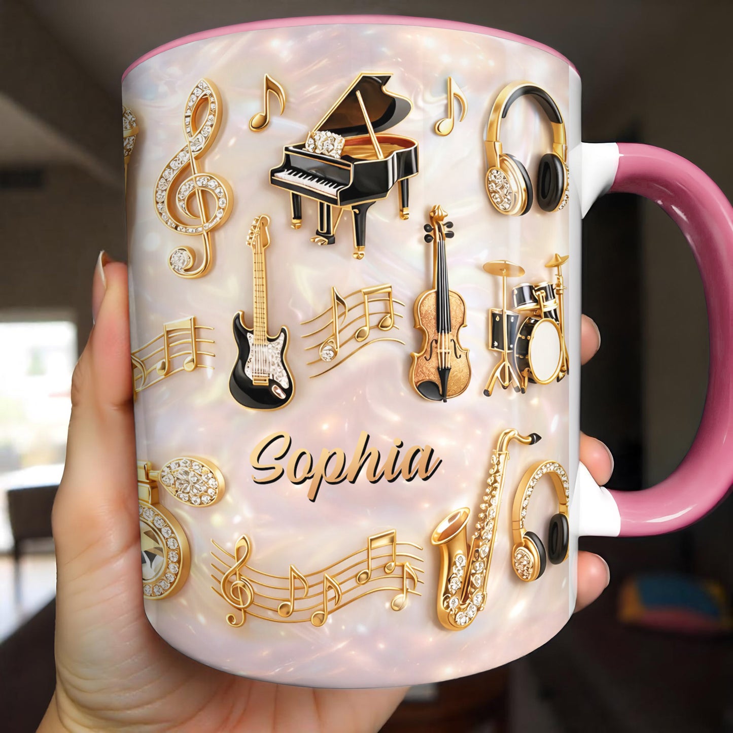 A Life Filled With Music And Golden Melodies Piano Violin Guitar