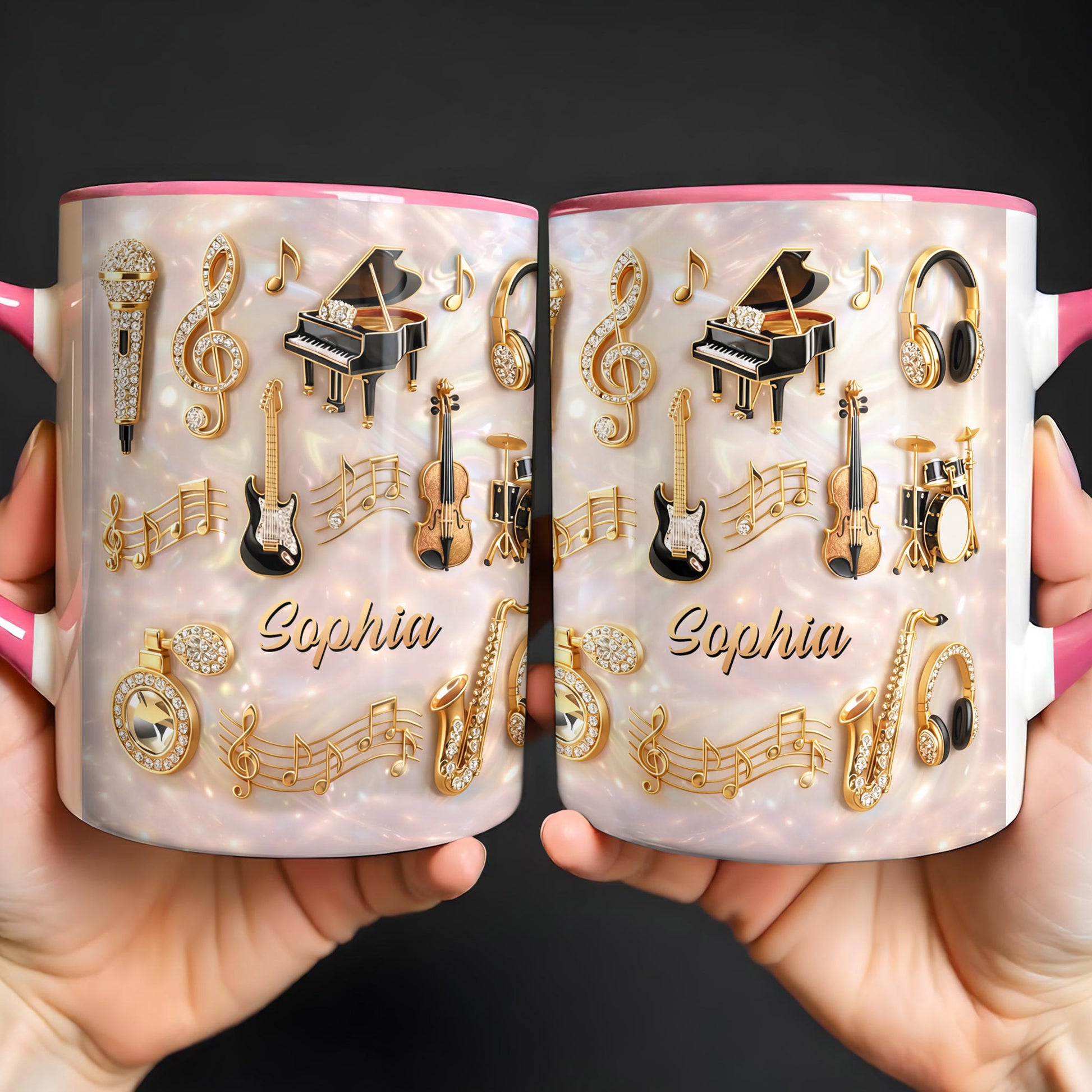 A Life Filled With Music And Golden Melodies Piano Violin Guitar