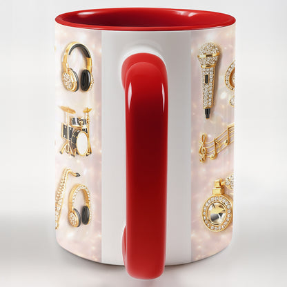 A Life Filled With Music And Golden Melodies Piano Violin Guitar