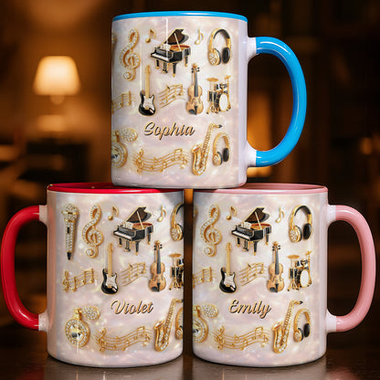 A Life Filled With Music And Golden Melodies Piano Violin Guitar