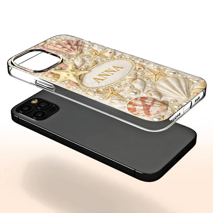 Anna, Personalized Shell And Starfish Case