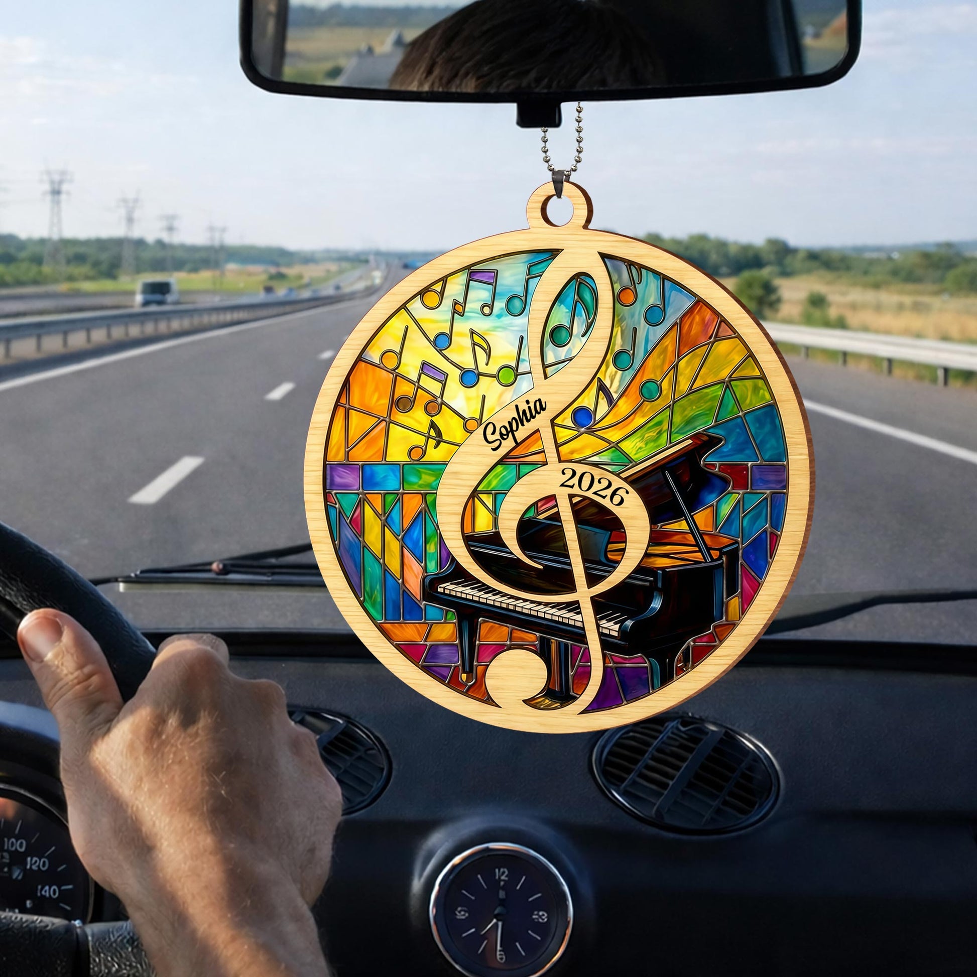 2026 Piano And Music Notes Ornament