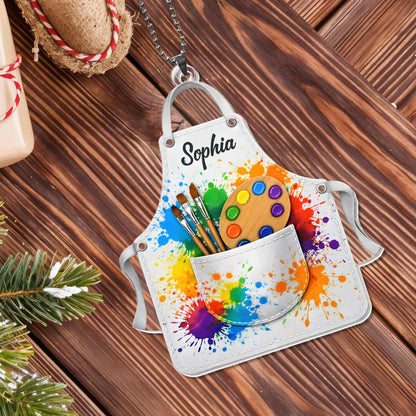 My Apron, Colorful Paint Brushes and Palette