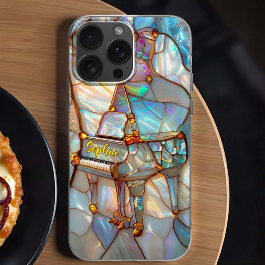 A Melody For The Soul Stained Glass Piano Art