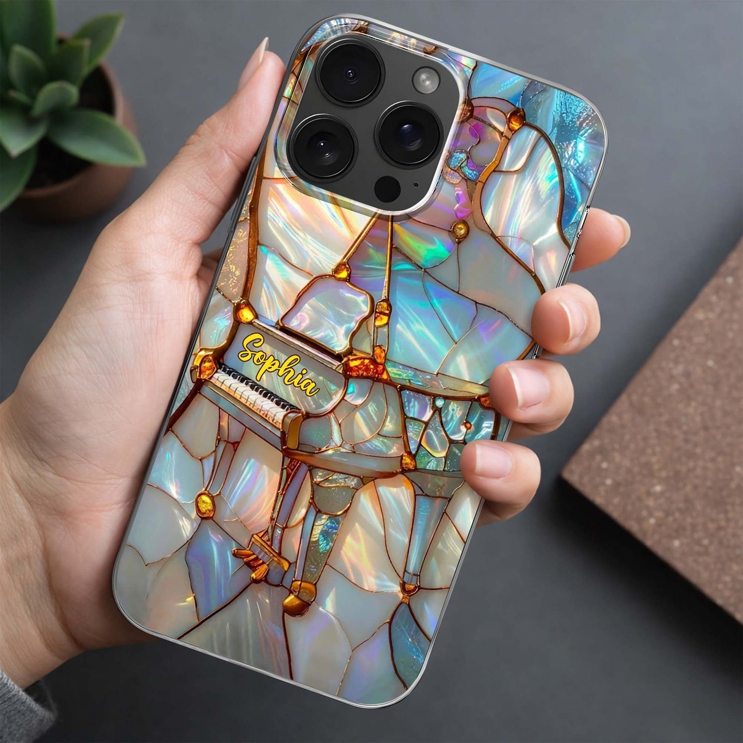 A Melody For The Soul Stained Glass Piano Art