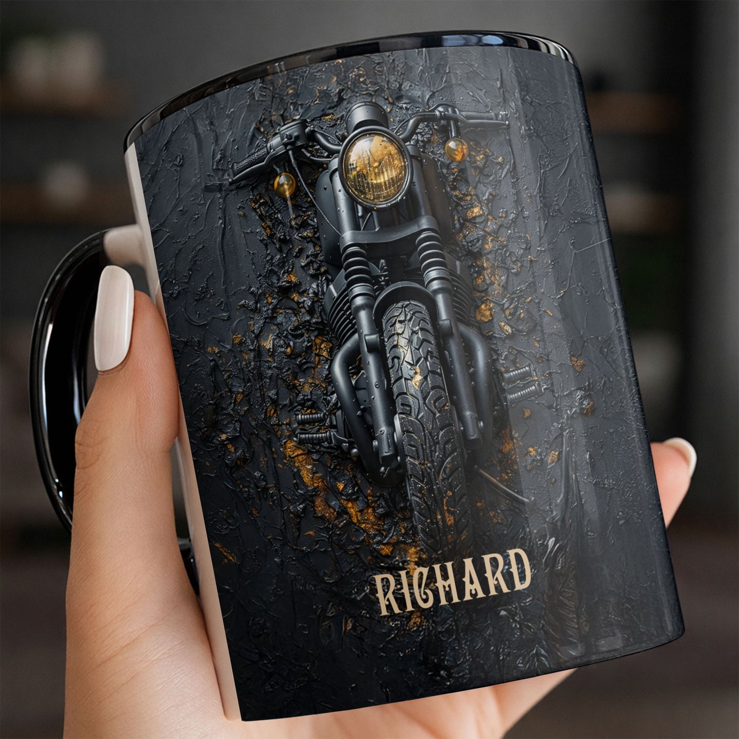 Vintage Soul And Open Roads Biker Motorcycle Design