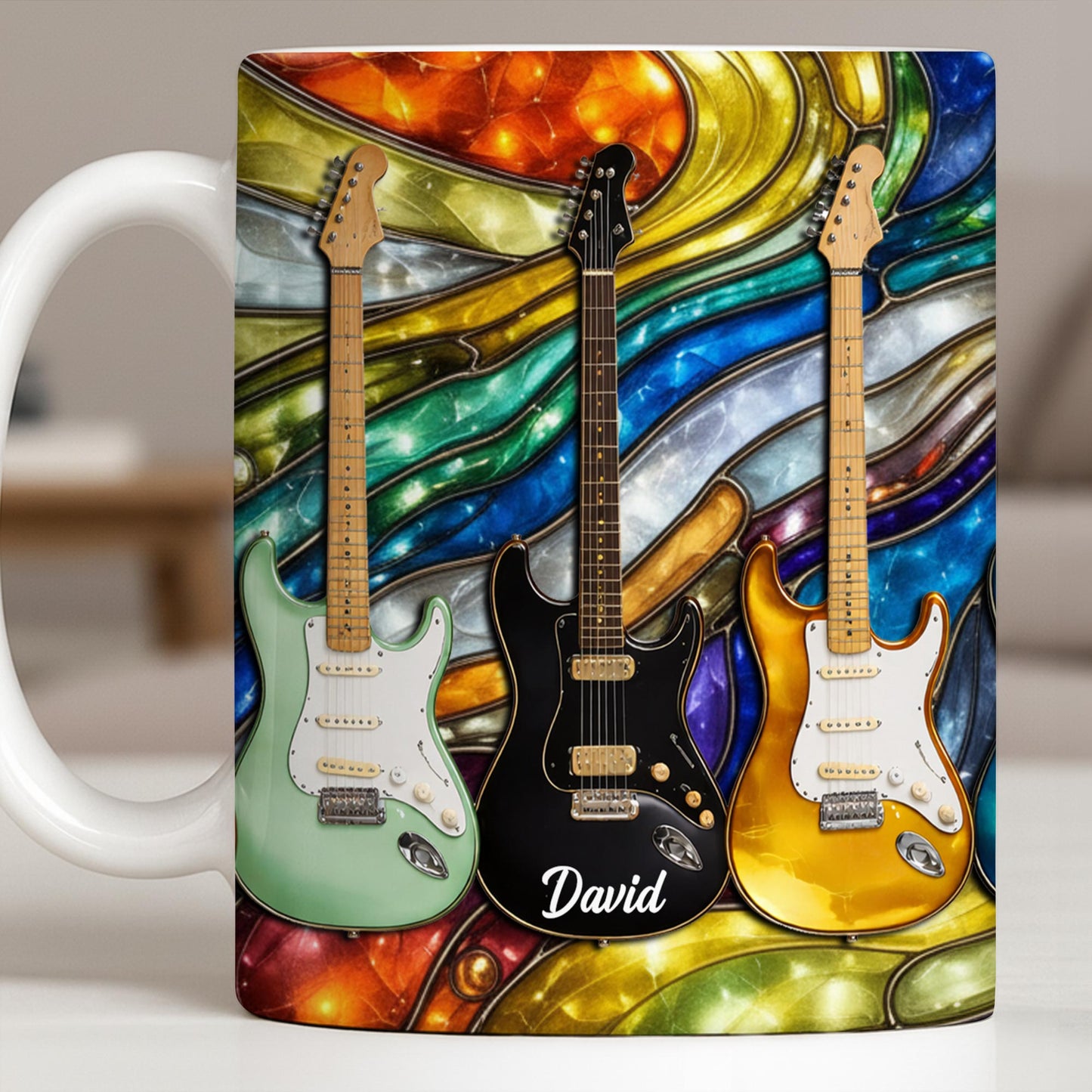 David Electric Guitar Art
