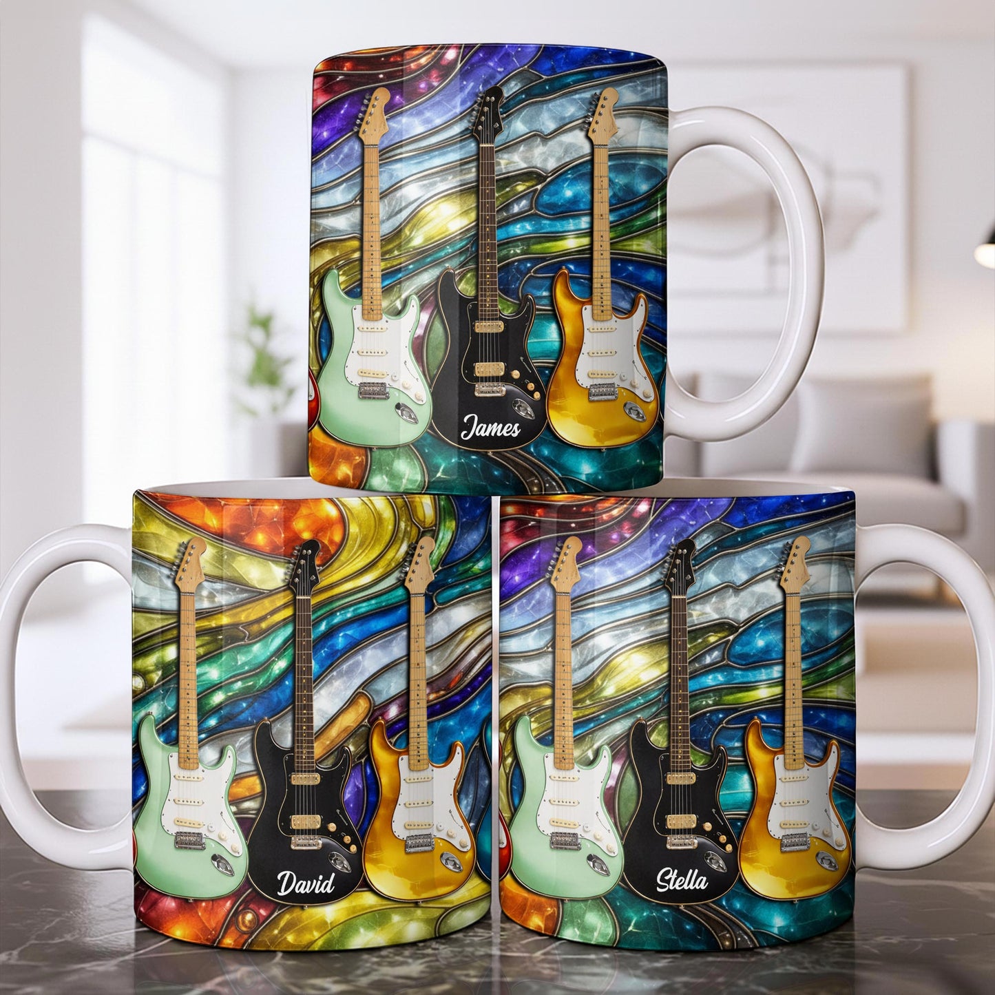 David Electric Guitar Art