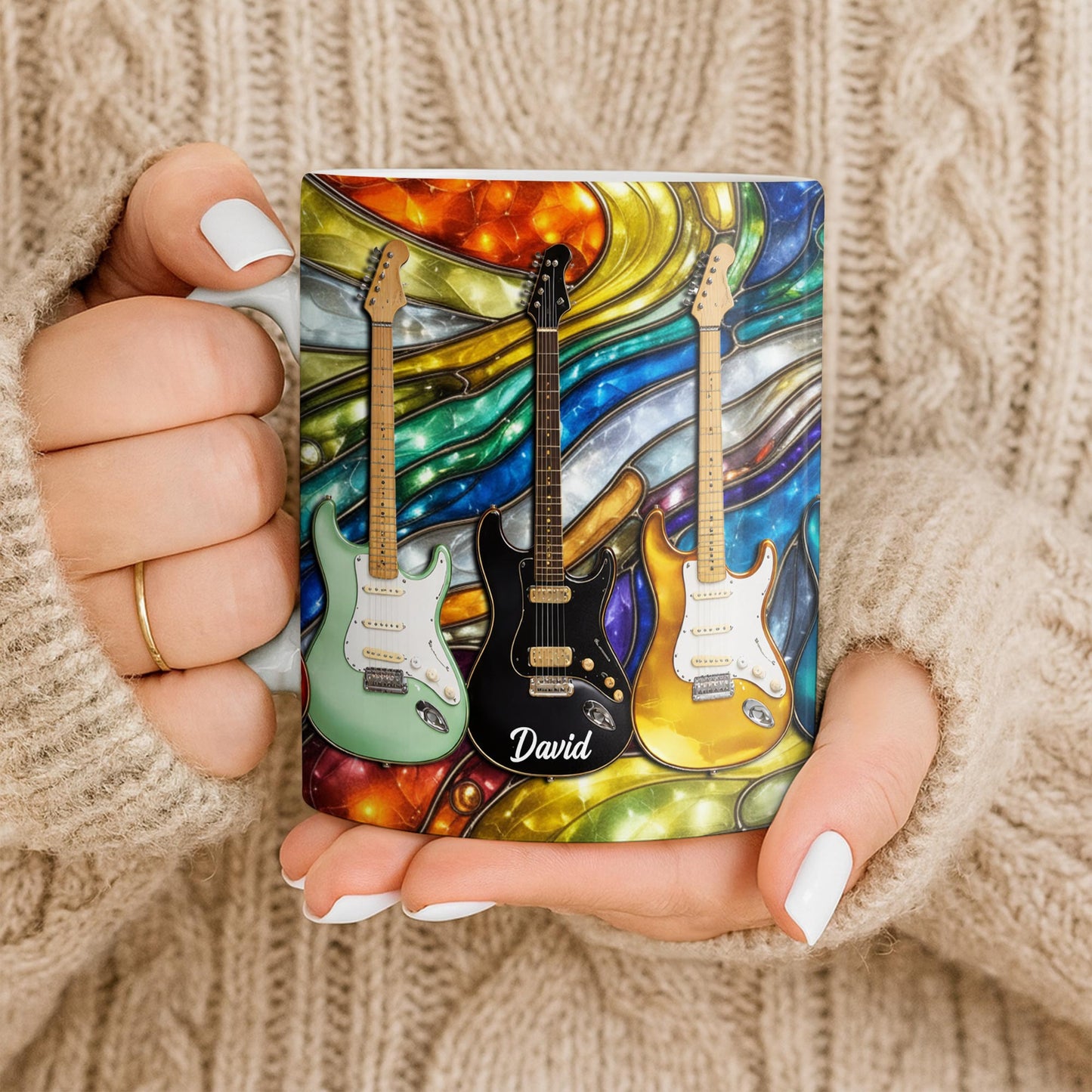 David Electric Guitar Art