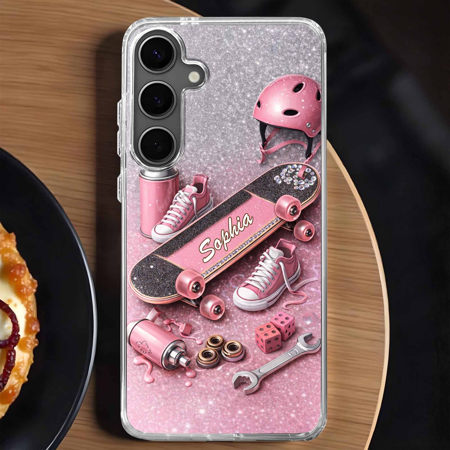 My Skateboard Personalized Design With Helmet And Shoes