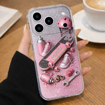 My Skateboard Personalized Design With Helmet And Shoes