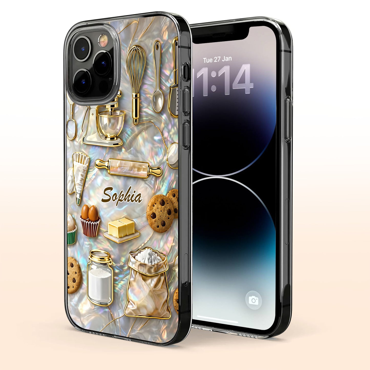 Baking With Love With Whisk Mixer And Cookies