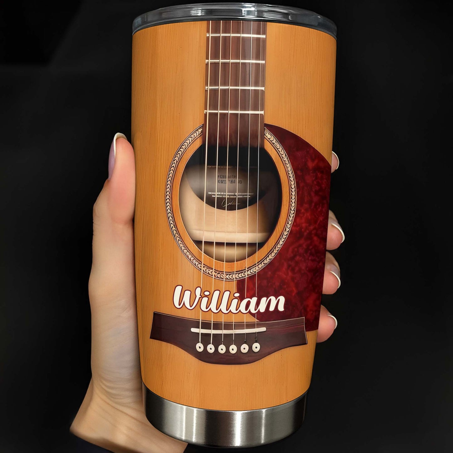 Best Ever Guitar Player Music Notes And Chords - Personalized Custom Stainless Steel Tumbler 20oz 30oz - HOB100_TB