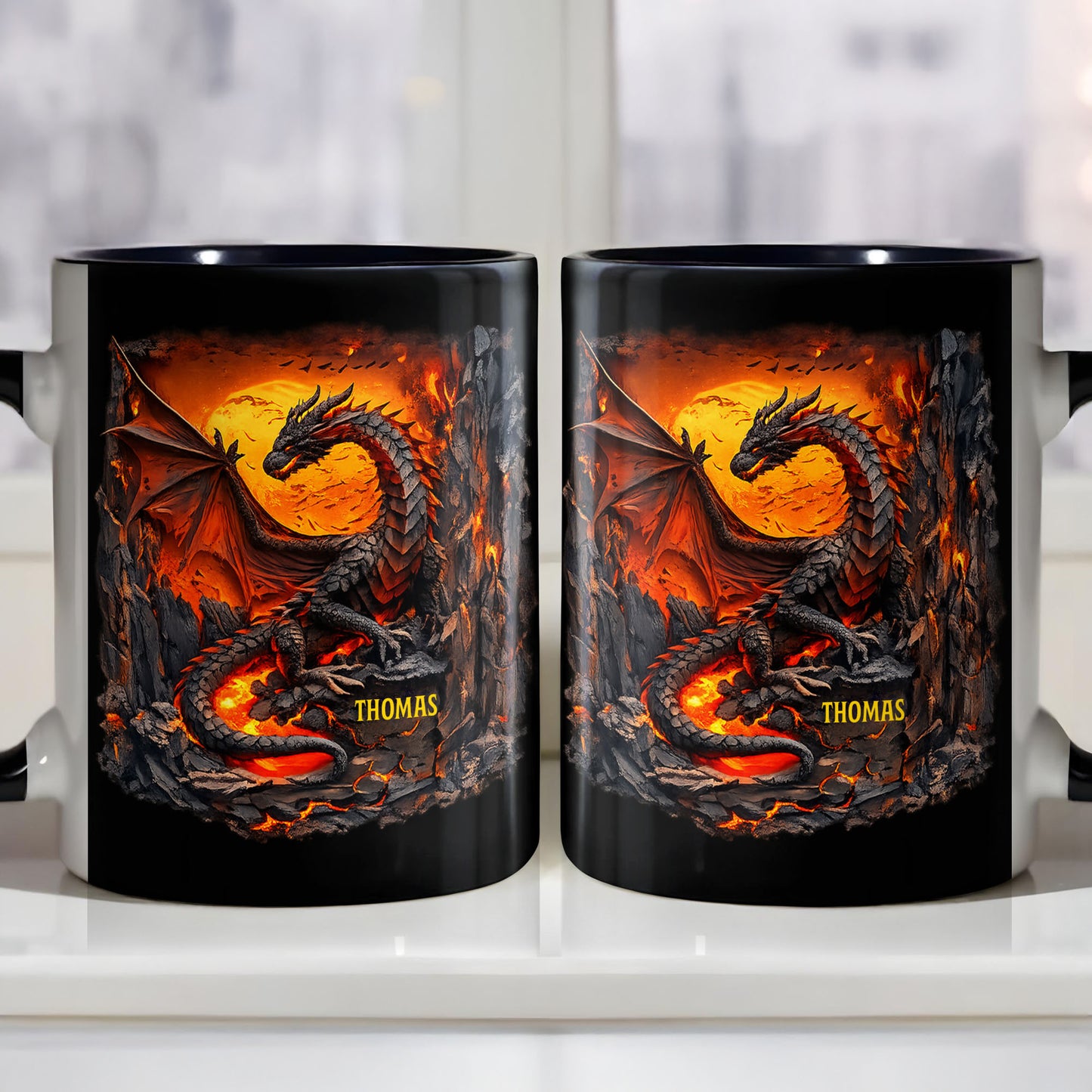 Rise From The Ashes Dragon Spirit Fire And Lava Mountain