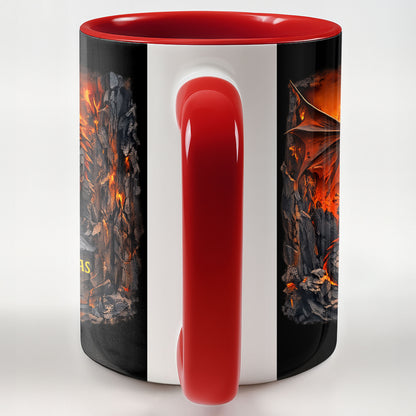 Rise From The Ashes Dragon Spirit Fire And Lava Mountain