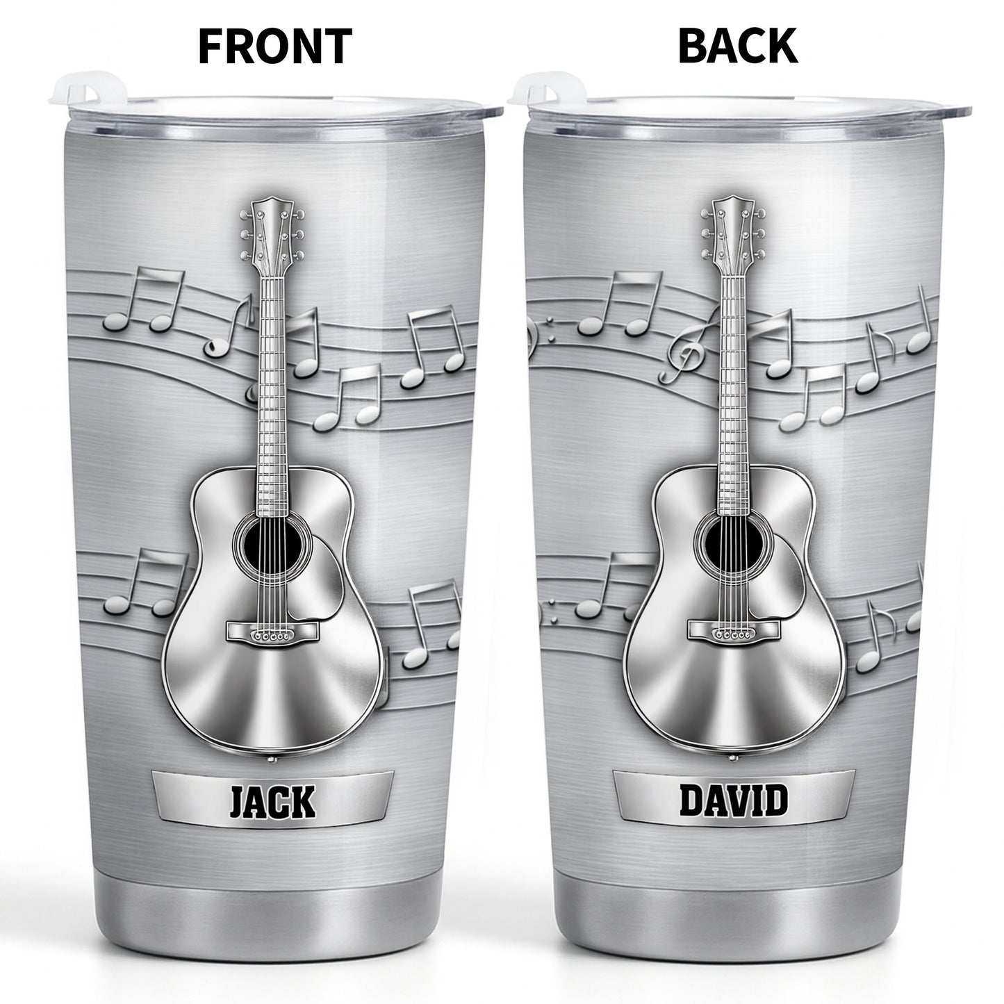 Music Is The Soundtrack To Your Life Acoustic Guitar And Notes