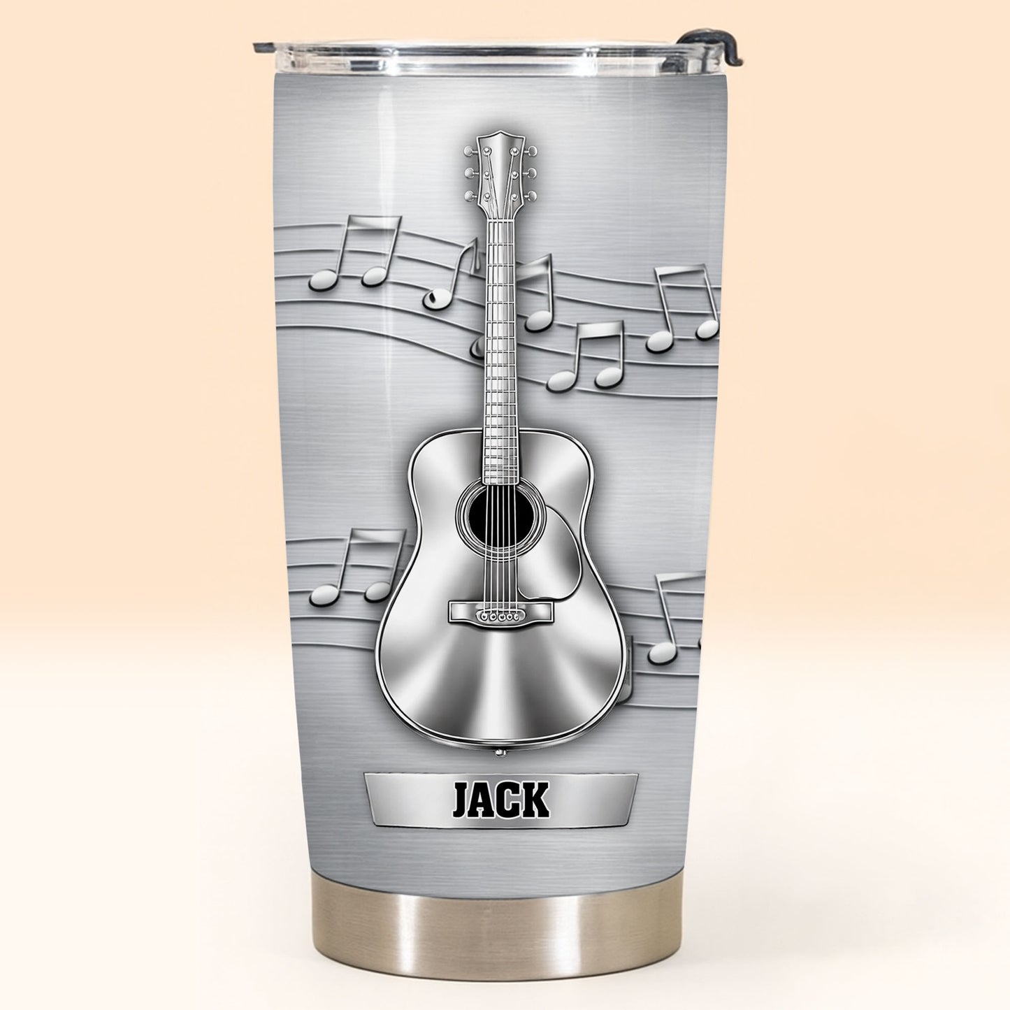 Music Is The Soundtrack To Your Life Acoustic Guitar And Notes