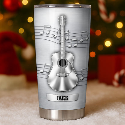 Music Is The Soundtrack To Your Life Acoustic Guitar And Notes