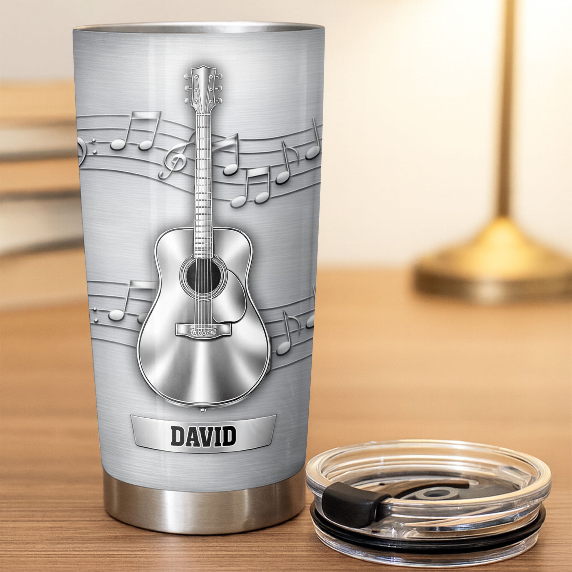 Music Is The Soundtrack To Your Life Acoustic Guitar And Notes