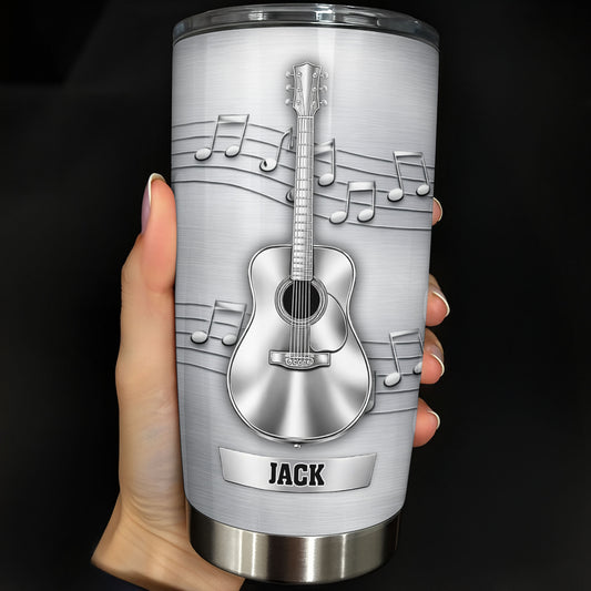 Music Is The Soundtrack To Your Life Acoustic Guitar And Notes