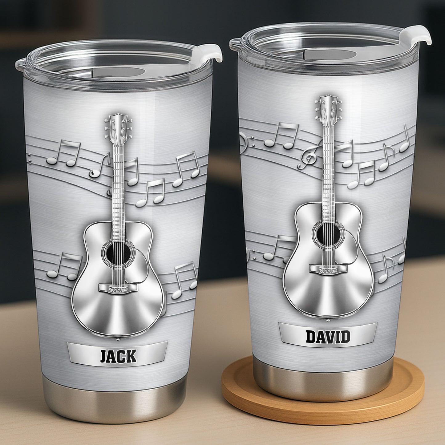 Music Is The Soundtrack To Your Life Acoustic Guitar And Notes