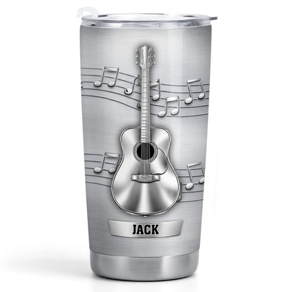 Music Is The Soundtrack To Your Life Acoustic Guitar And Notes