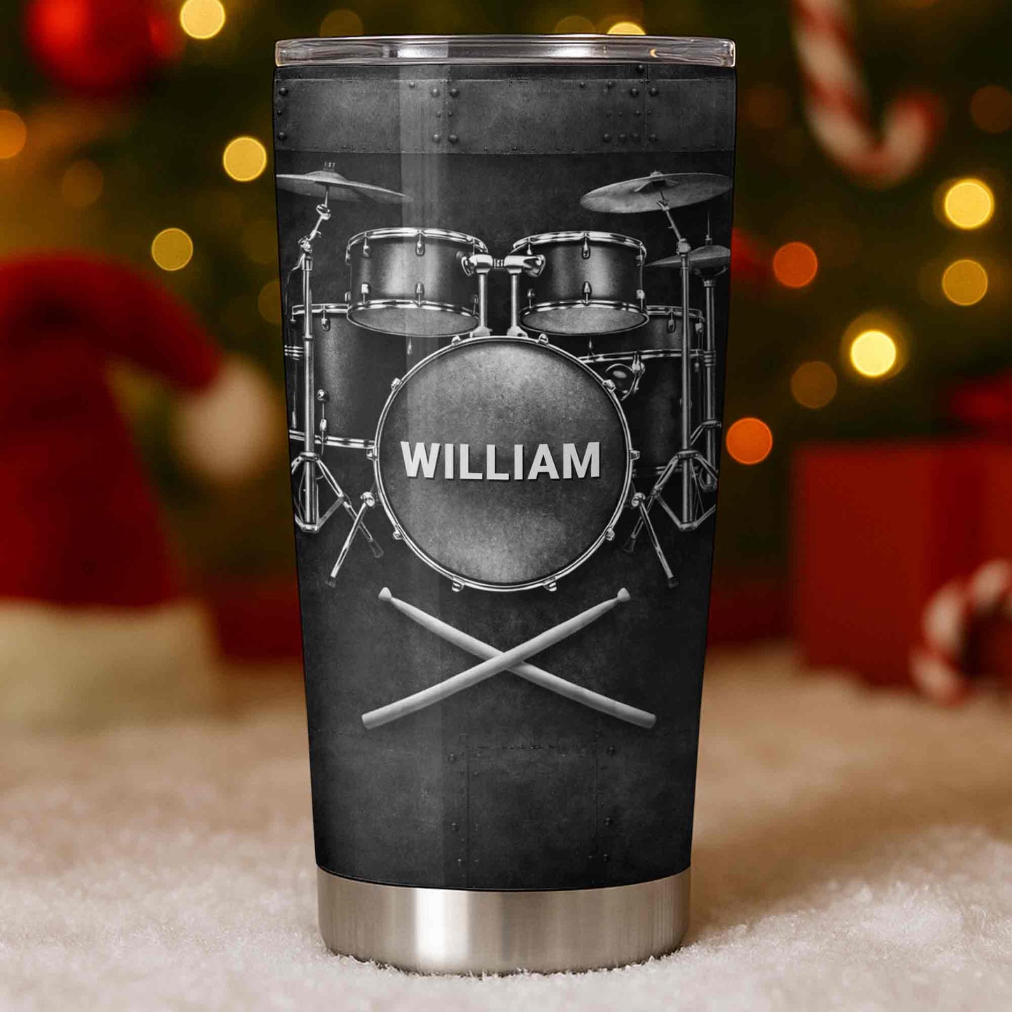 Drummer Nutrition Facts One Legendary Drummer With Drum Set And Sticks