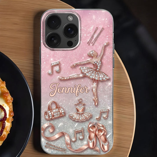 Graceful Ballerina Chasing Ballet Dreams With Tutu And Dance Shoes