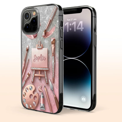 Artist At Heart Creating A World Of Color Easel And Paint Brushes