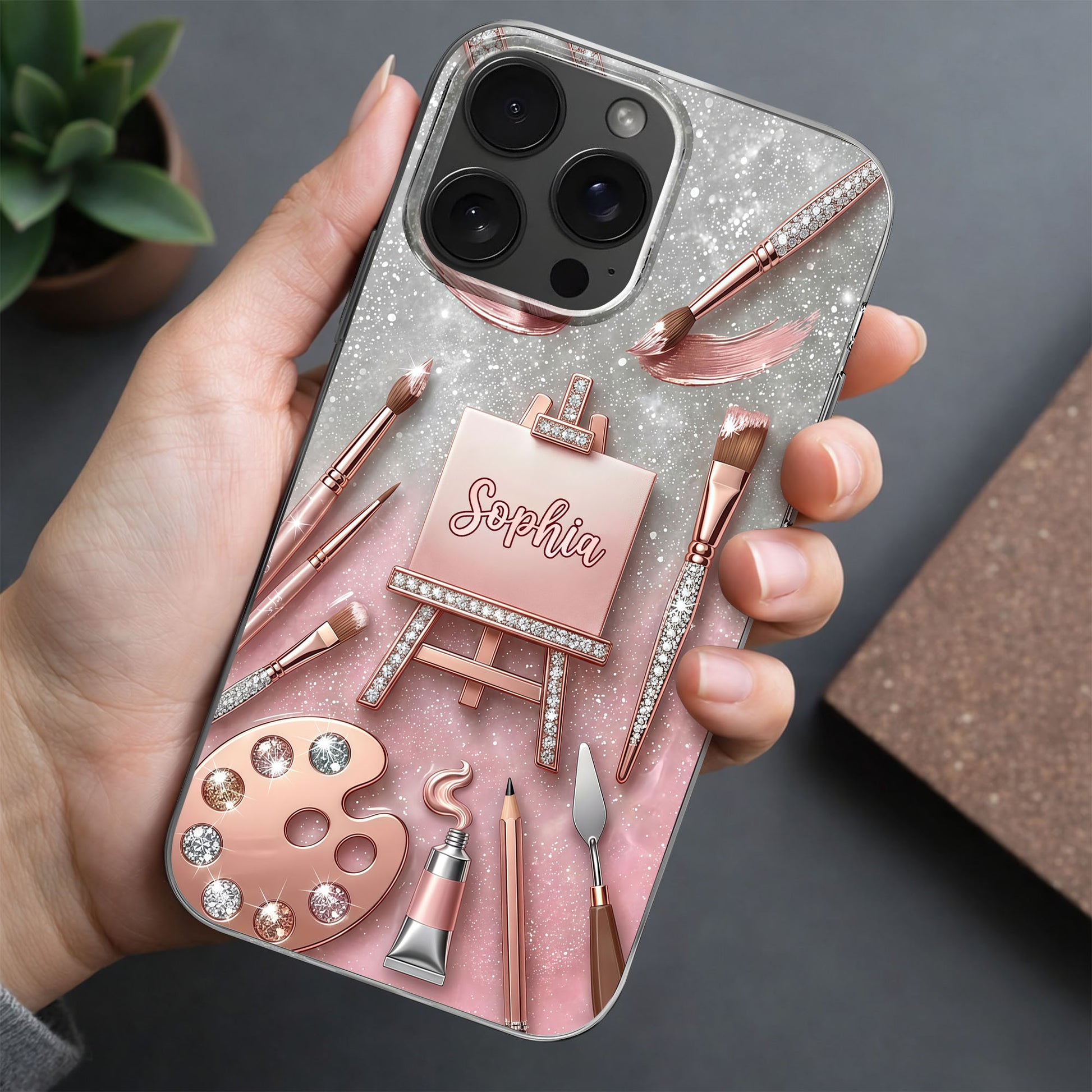 Artist At Heart Creating A World Of Color Easel And Paint Brushes