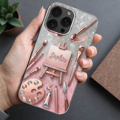 Artist At Heart Creating A World Of Color Easel And Paint Brushes