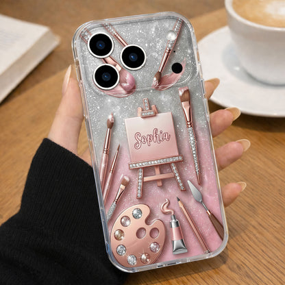 Artist At Heart Creating A World Of Color Easel And Paint Brushes